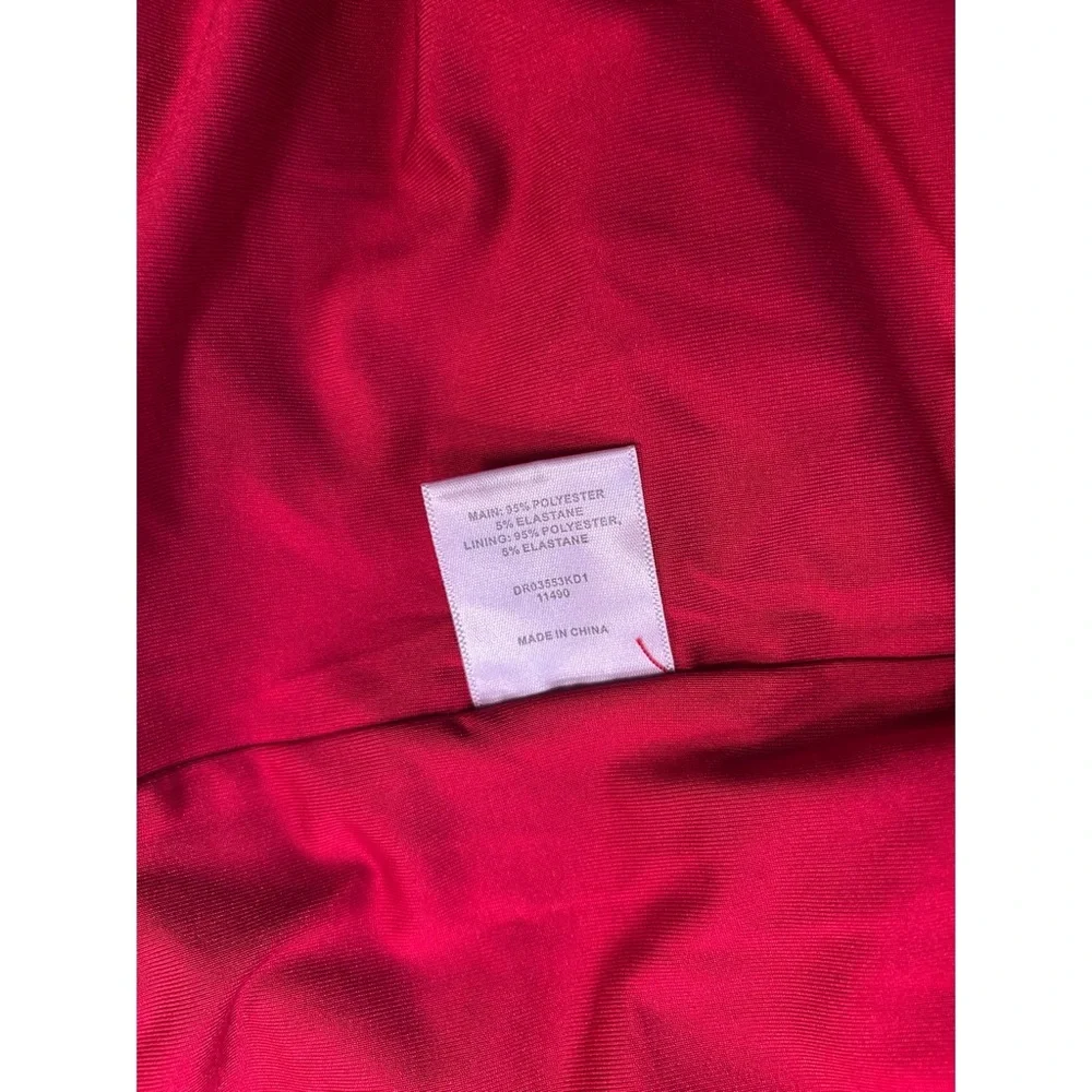 Meshki Red Strapless Maxi Dress - Picture 10 of 11